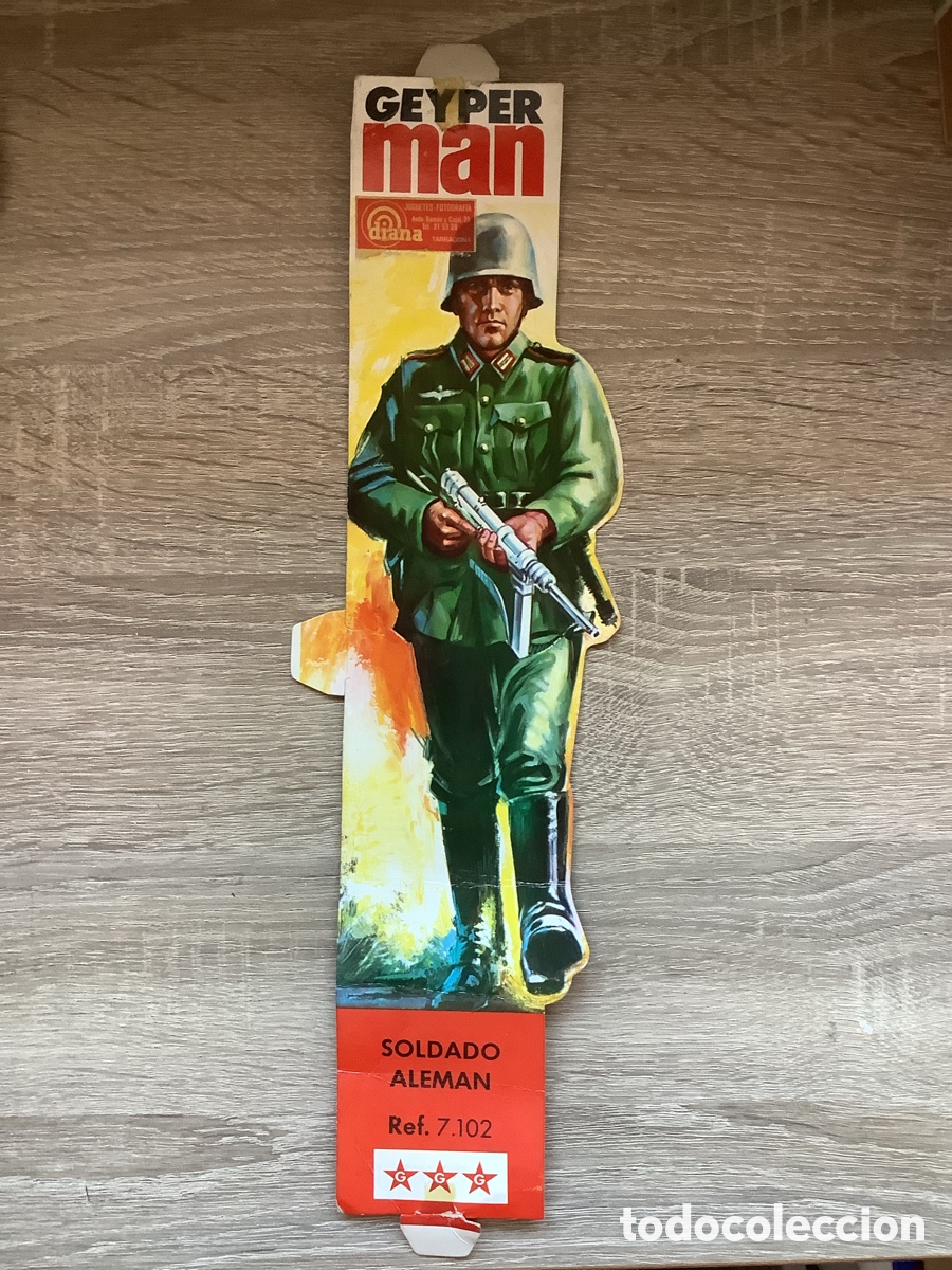 Geyperman: Solapa Original de la Caja del Geyperman Soldado Alem&aacute;n