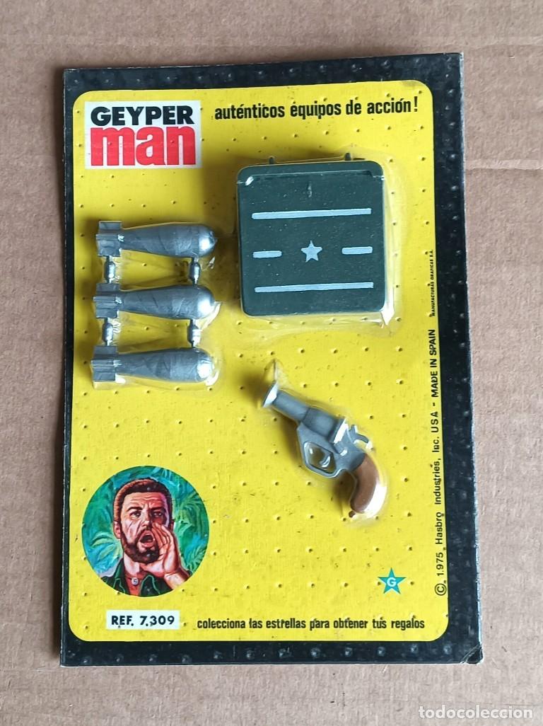 Geyperman: blister de accesorios originales de GEYPERMAN - aut&eacute;nticos equipos en acci&oacute;n Ref. 7309 &ndash; 1975