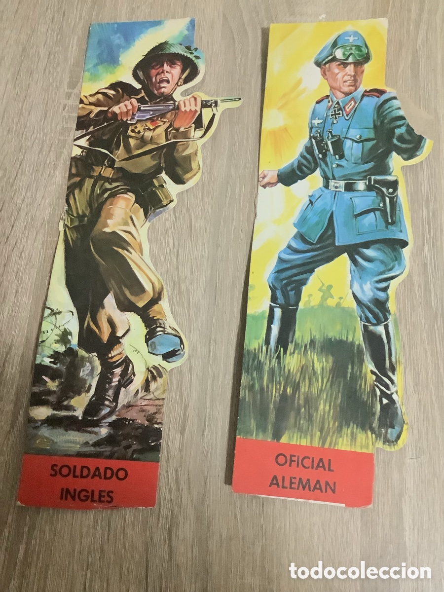 Geyperman: Solapas de las Cajas del Geyperman Soldado Ingl&eacute;s y Oficial Alem&aacute;n