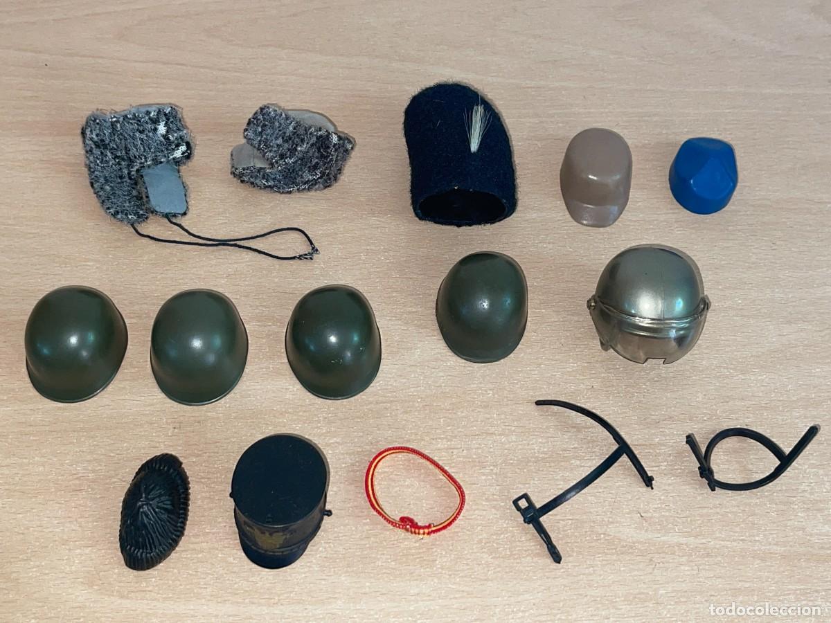 Geyperman: Geyperman Lote Cascos Sombreros Gorros Boina Soldado Americano Ruso Comando Granadero Indio a&ntilde;os 70