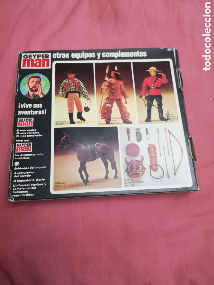 Geyperman: Geyper Man. Jefe indio ref. 7513. NUEVO. SIN ABRIR. Geyper 1975. - Foto 6