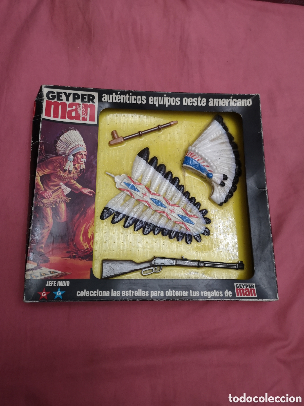 Geyperman: Geyper Man. Jefe indio ref. 7513. NUEVO. SIN ABRIR. Geyper 1975.