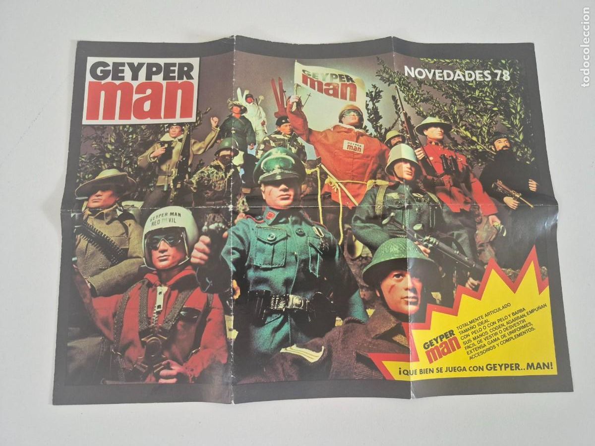 Geyperman: CATALOGO ORIGINAL GEYPERMAN NOVEDADES A&Ntilde;O 1977 SEPTIMO CABALLERIA ACTION FIGURE