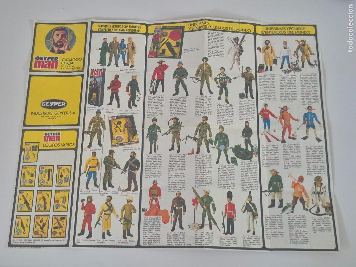 Geyperman: ORIGINAL CATALOGO OFICIAL A&Ntilde;O 1976 GEYPERMAN ALEMAN GEYPER MAN CANADA WEST POINT INGLES BUZO