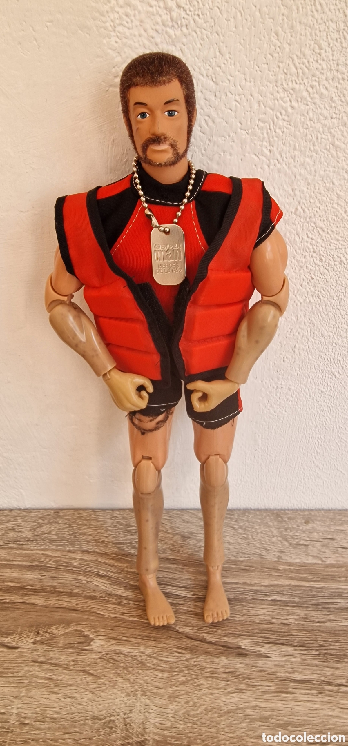 Geyperman: Figura Vintage Geyperman - Rescate de Alta Mar (A&ntilde;os 70/80) - Original Geyper