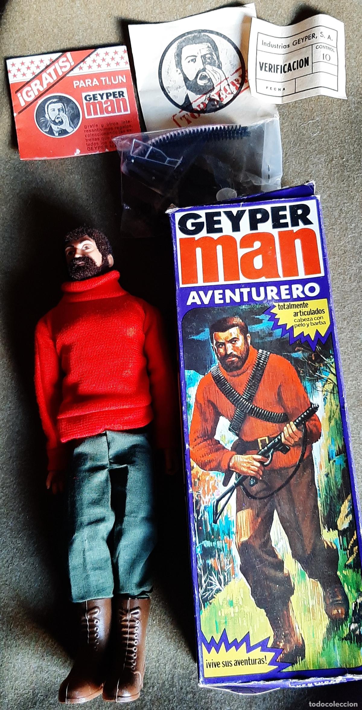 Geyperman: RESERVADO - MANIQUI GEYPERMAN AVENTURERO EN SU CAJA ORIGINAL - VER FOTOS
