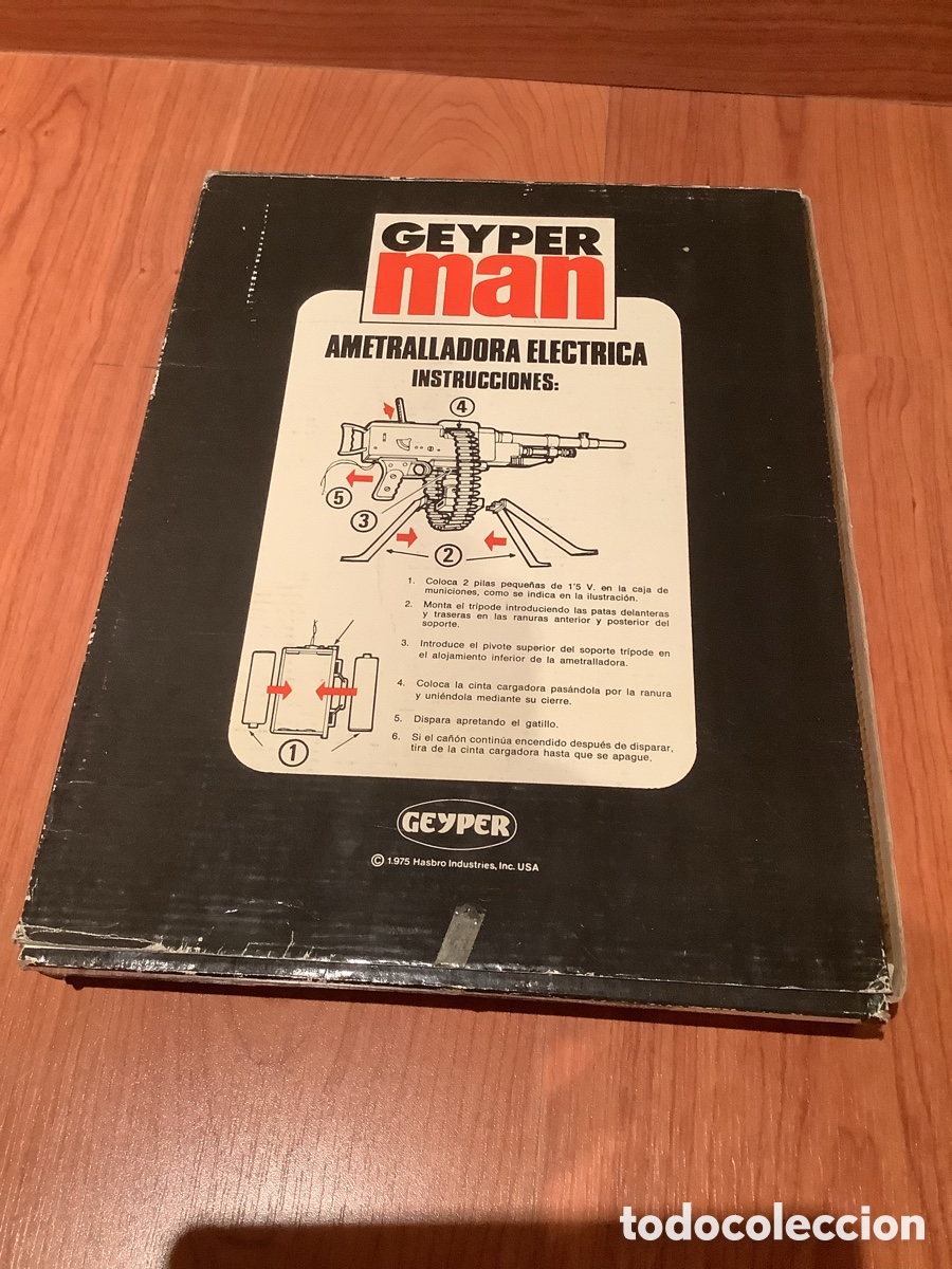 Geyperman: FUNCIONA !!&mdash; Ametralladora Electrica de Geyperman en su Caja ORIGINAL - Foto 2