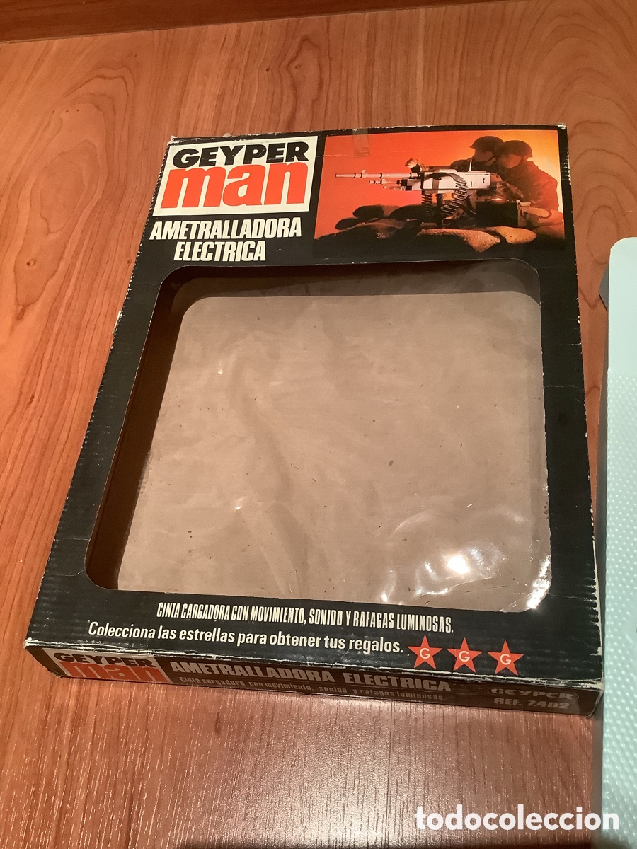 Geyperman: FUNCIONA !!&mdash; Ametralladora Electrica de Geyperman en su Caja ORIGINAL - Foto 4