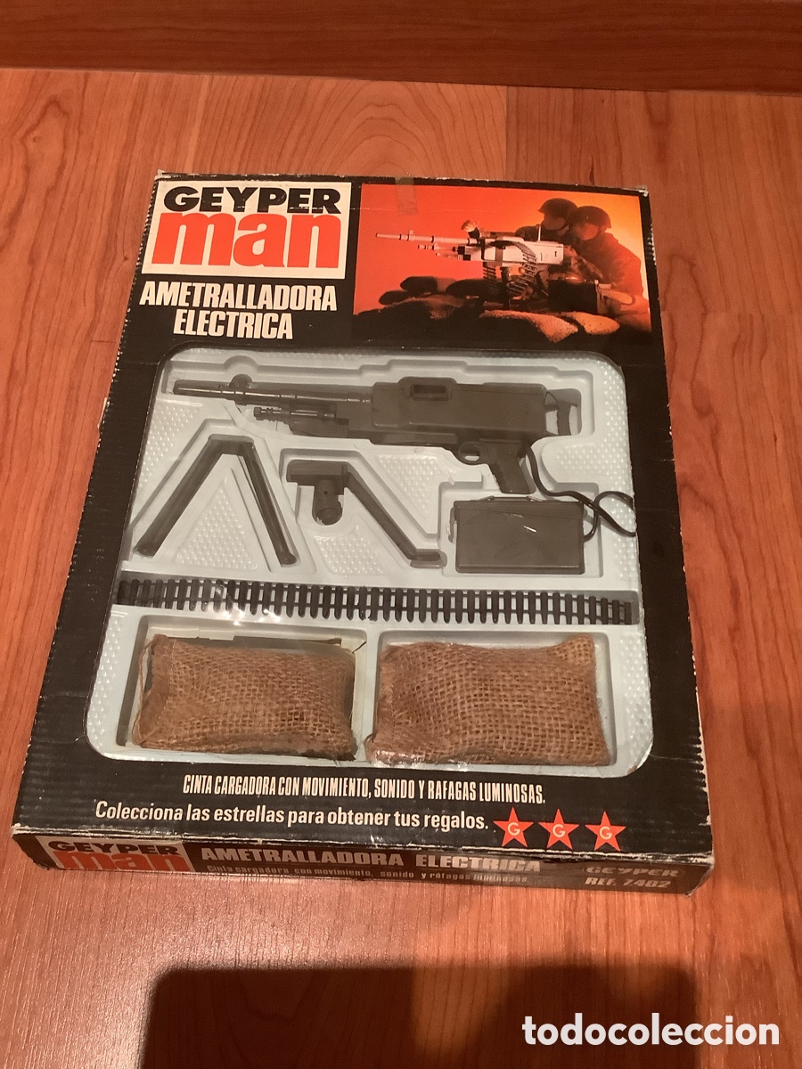 Geyperman: FUNCIONA !!&mdash; Ametralladora Electrica de Geyperman en su Caja ORIGINAL