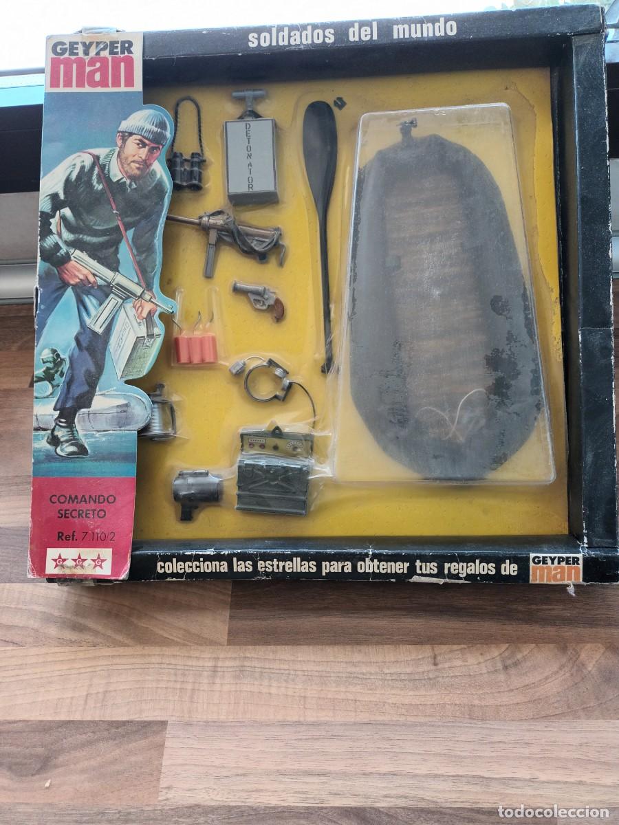 Geyperman: GEYPERMAN,ANTIGUA CAJA BLISTER CON COMPLEMENTOS,COMANDO SACRETO REF. 7110/2 LEER DESCRIPCION