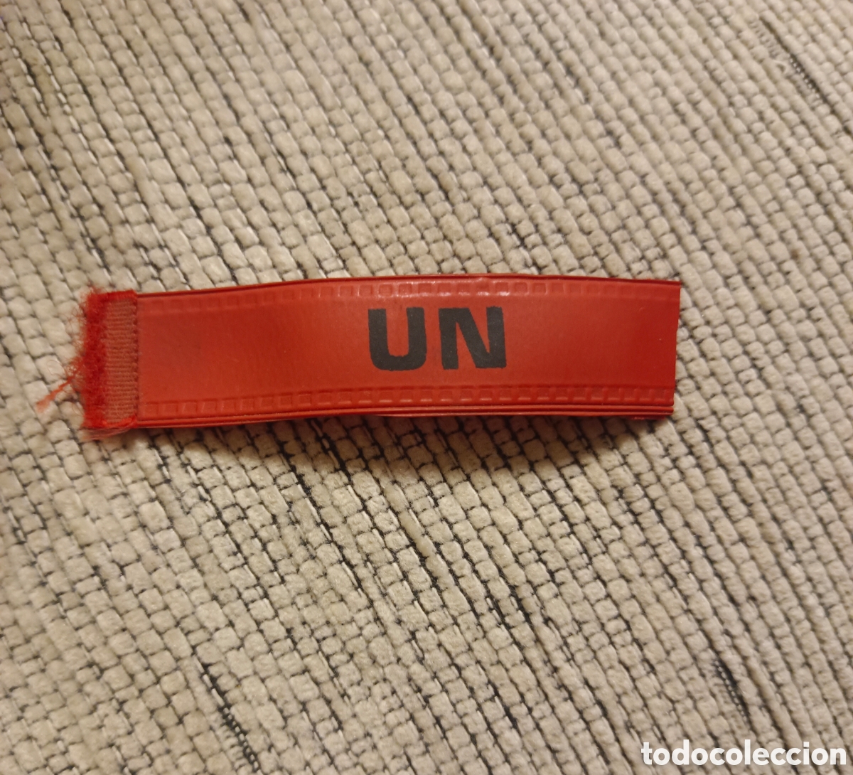 Geyperman: Brazalete onu con cierre velcro cascos azules original geyperman a&ntilde;os 70