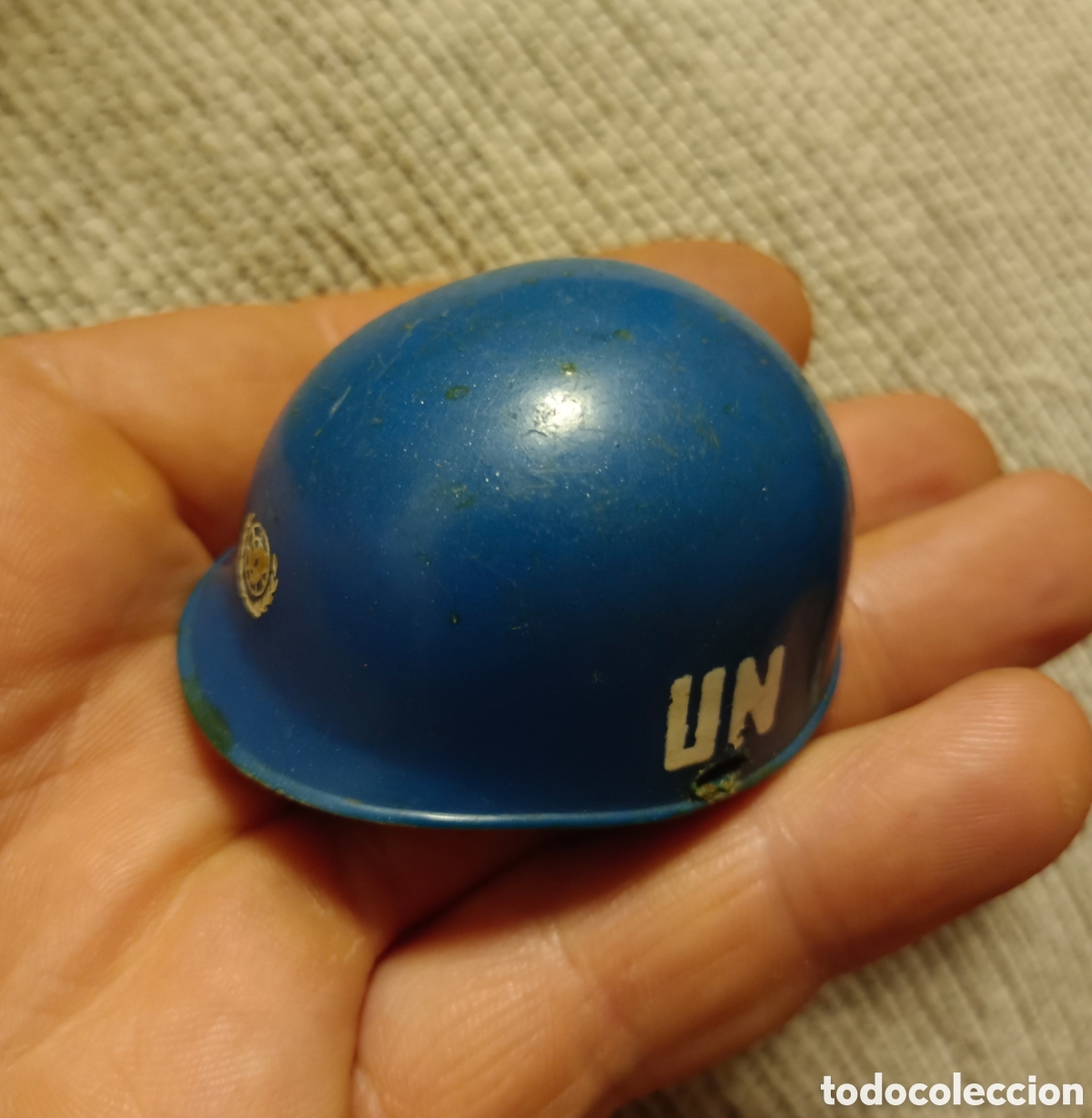 Geyperman: Casco onu azul geyperman original a&ntilde;os 70