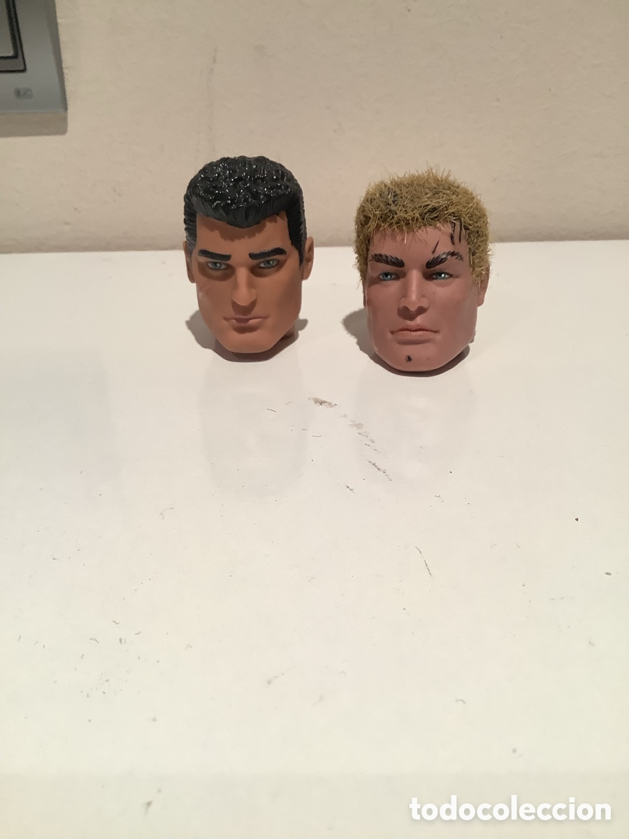 Geyperman: Lote de 2 Cabezas de Geyperman Bizak o Action Man