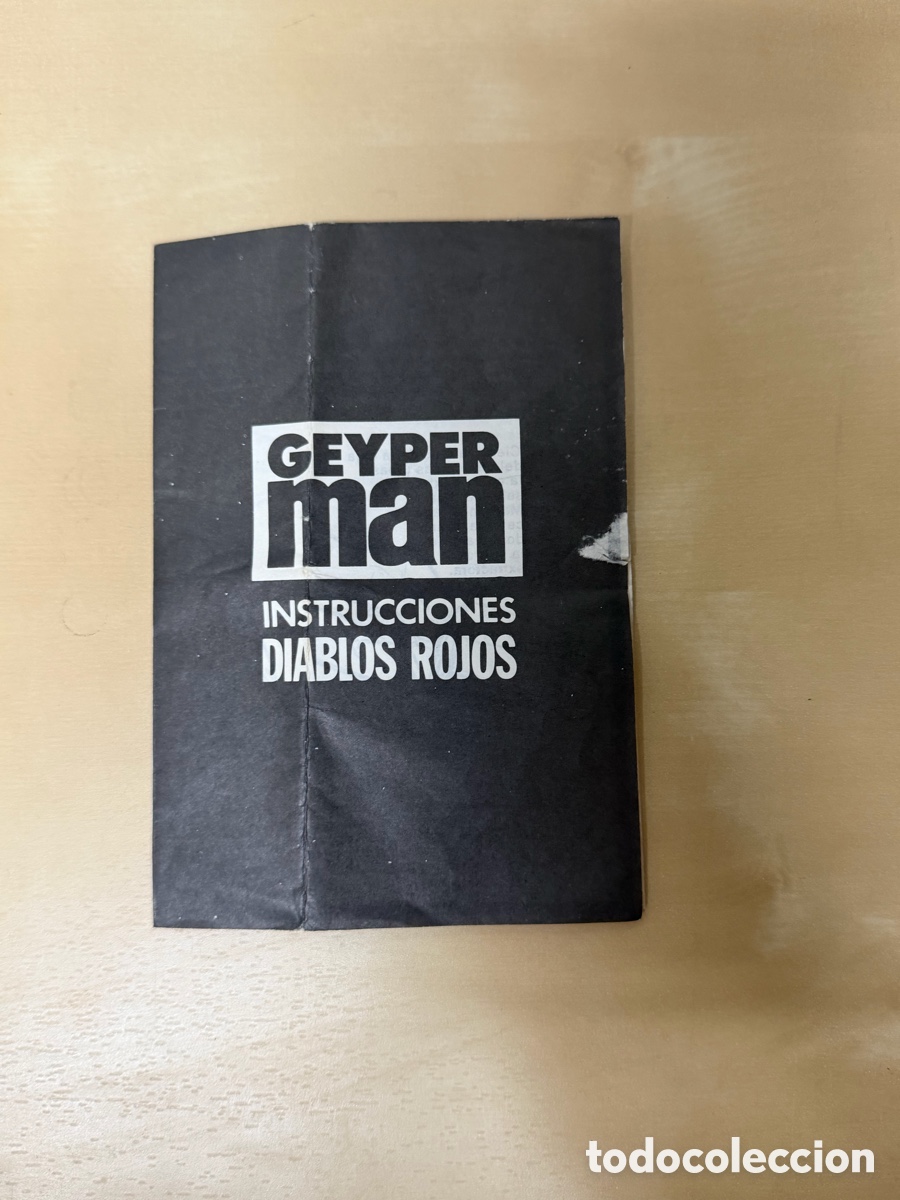 Geyperman: INSTRUCCIONES MU&Ntilde;ECOS GEYPERMAN DIABLOS ROJOS