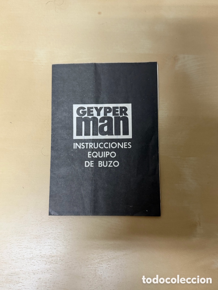 Geyperman: INSTRUCCIONES MU&Ntilde;ECOS GEYPERMAN EQUIPO DE BUZO - Foto 1