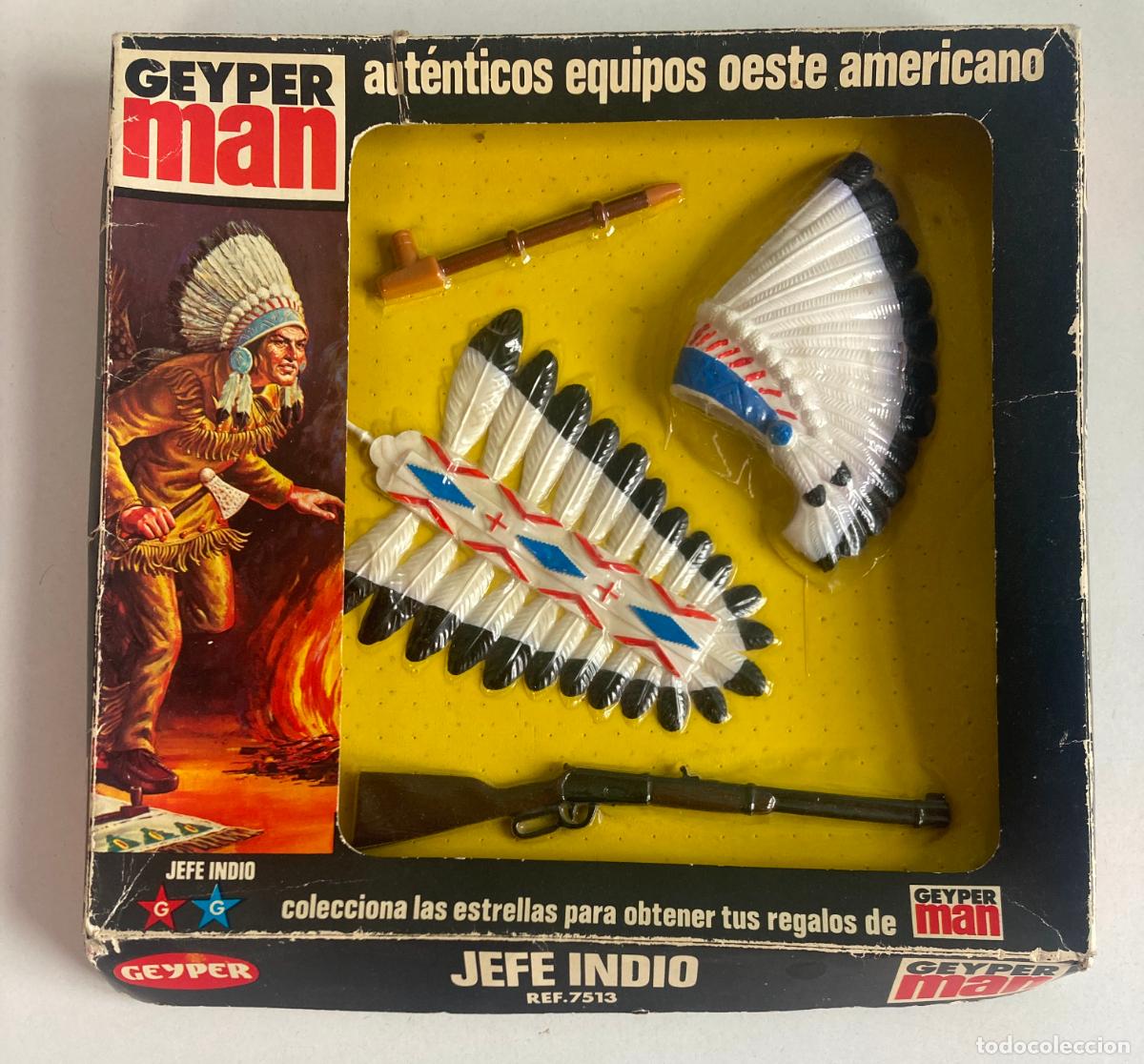 Geyperman: BLISTER GEYPERMAN REF.7513 - ACCESORIOS JEFE INDIO