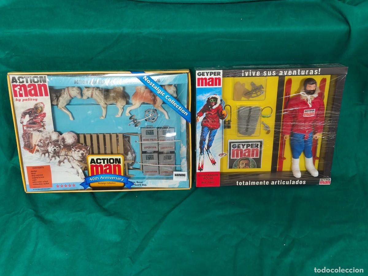 Geyperman: LOTE GEYPERMAN EXPLORADOR POLAR REEDICION Y TRINEO ACTION MAN 40TH ANIVERSARIO