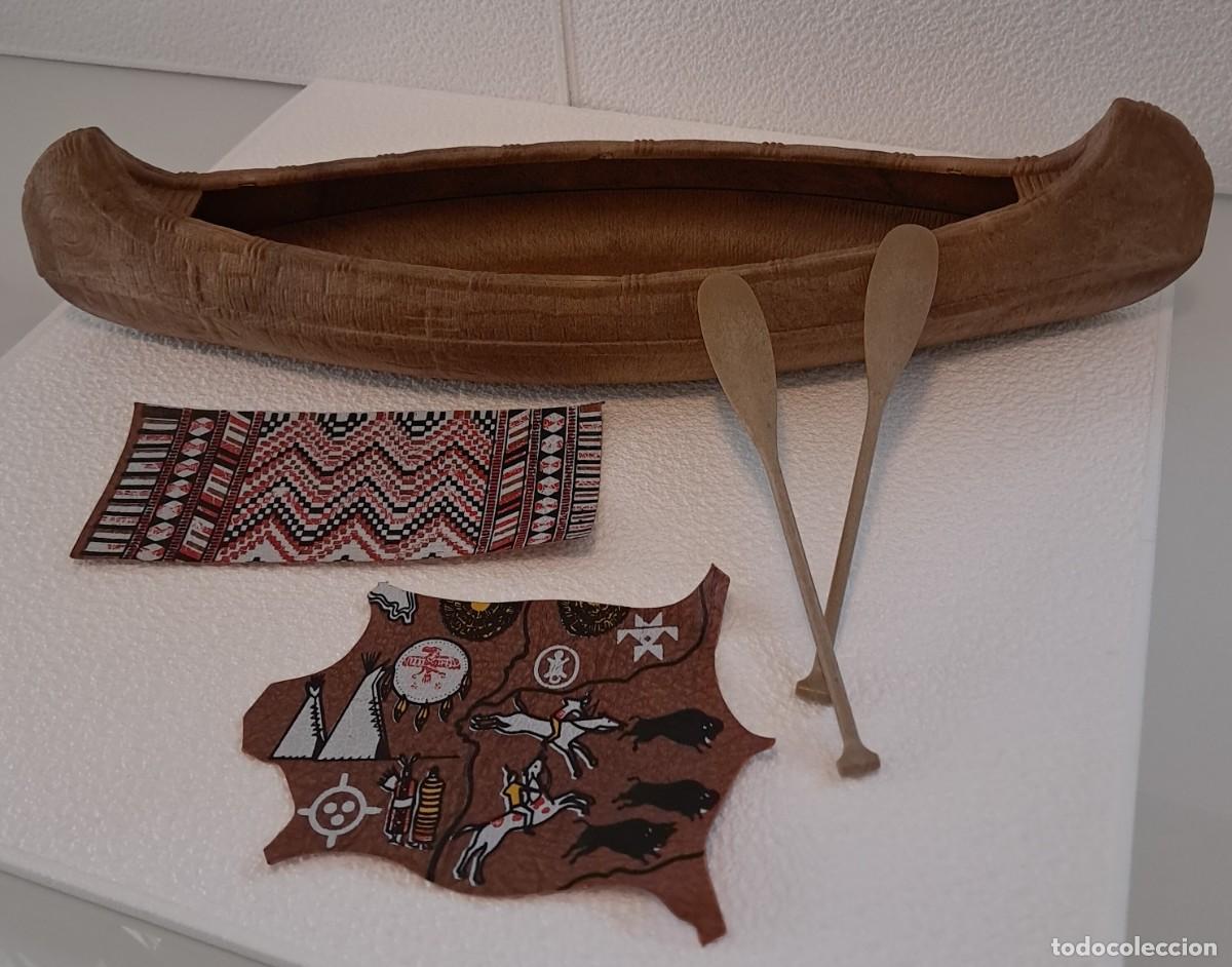 Geyperman: Geyperman Canoa India - Completa Y Impecable - Manta, Mapa y 2 Remos &ndash; !Todo Original!