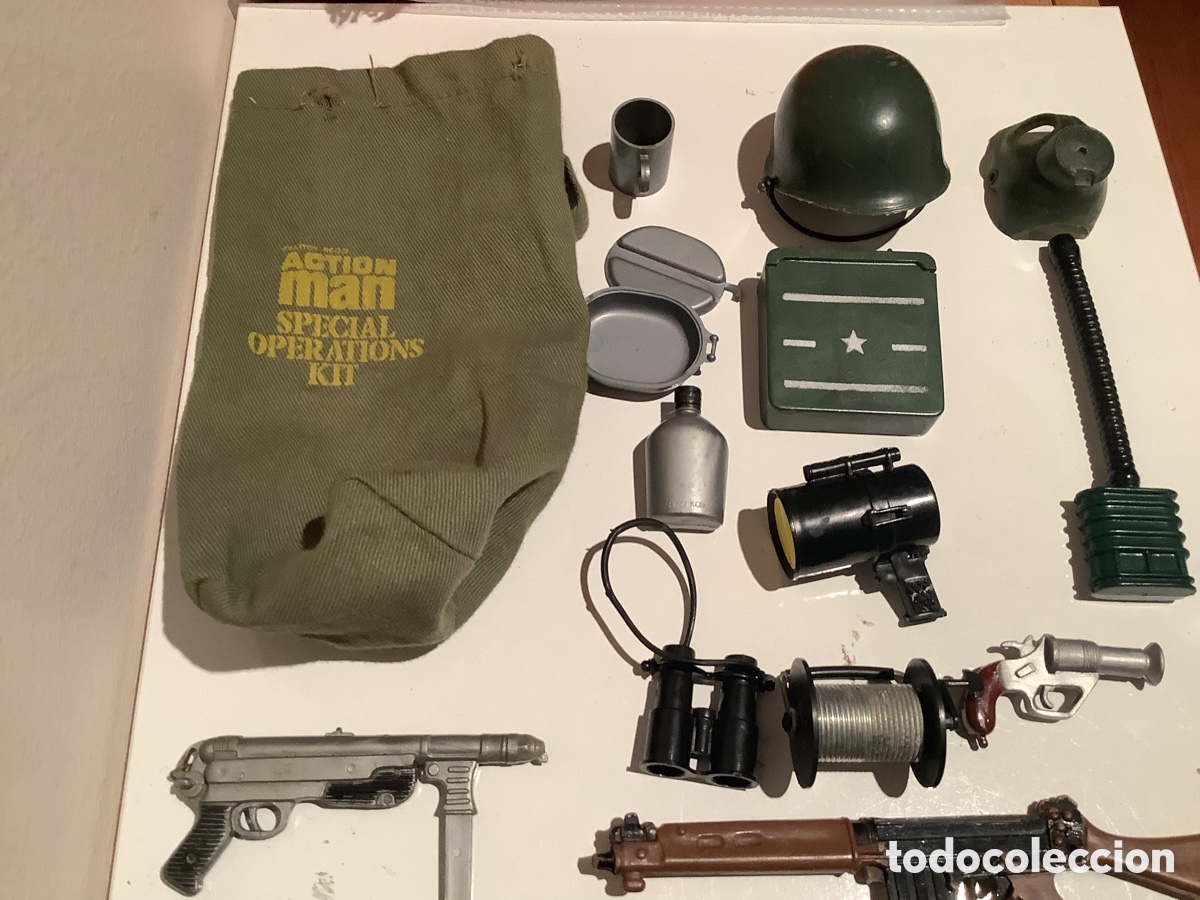 Geyperman: Lote de Accesorios Action Man con Armas y el Petate - Foto 2