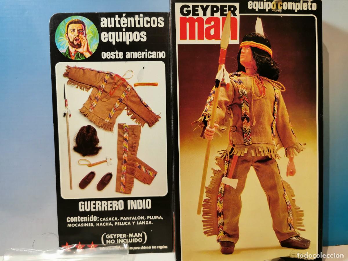Geyperman: GEYPERMAN TRAJE DEL GUERRERO INDIO ORIGINAL A&Ntilde;OS 70 NUEVO EN CAJA SIN ABRIR