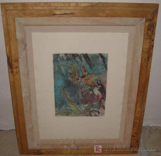 Grabados antiguos y estampaciones: GRABADO DE ROBERTO MATTA - Foto 1