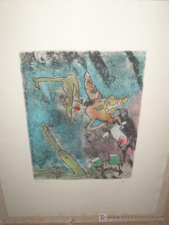 Grabados antiguos y estampaciones: GRABADO DE ROBERTO MATTA - Foto 2