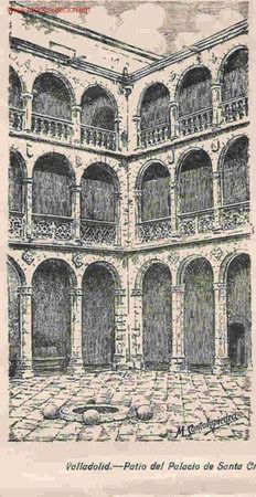 Grabados antiguos y estampaciones: BONITA POSTAL DE VALLADOLID   GRABADO - Foto 1