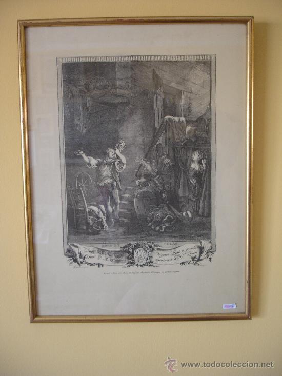 Grabados antiguos y estampaciones: GRABADO   &rdquo;&rdquo;ROSE ET COLAS&rdquo;&rdquo; - Foto 3