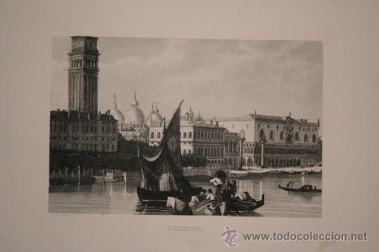 Grabados antiguos y estampaciones: Venecia. A. Roca. - Foto 1