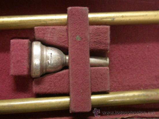 Instrumentos musicales: Tromb&oacute;n de varas en su funda - Foto 3