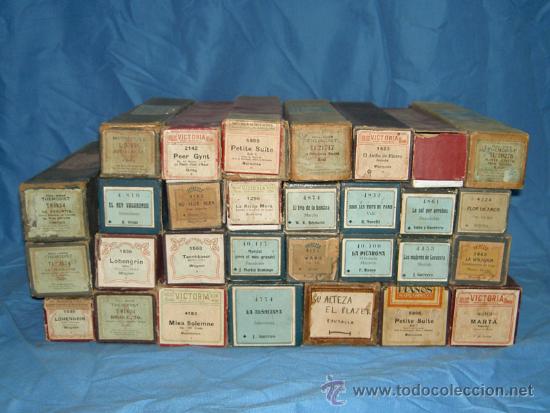 Instrumentos musicales: LOTE DE 30 ROLLOS PARA PIANOLA - Foto 2