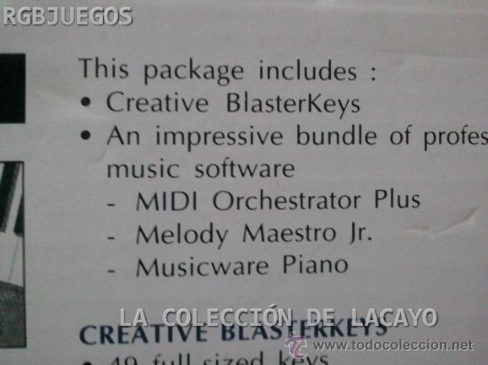 Instrumentos musicales: CREATIVE BLASTERKEYS - Foto 3