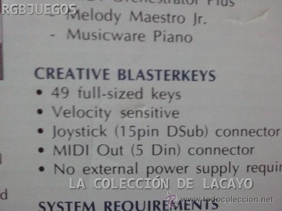 Instrumentos musicales: CREATIVE BLASTERKEYS - Foto 4