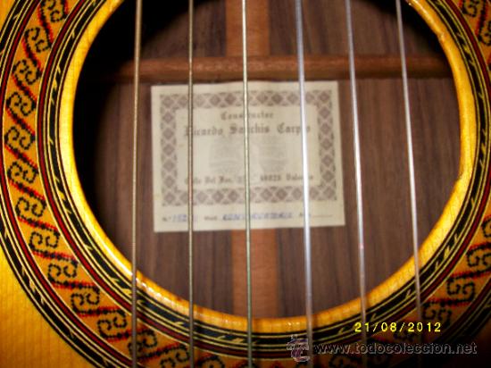 Guitarra española ricardo sanchis carpio modelo - Vendido en Venta Directa  - 32920063