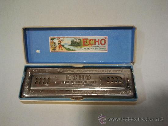 Instrumentos musicales: Arm&oacute;nica marca &rdquo;M. Hohner&rdquo; con su estuche original. - Foto 2