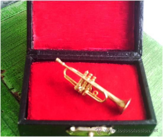 Instrumentos musicales: TROMPETA MINIATURA PIN - Foto 9