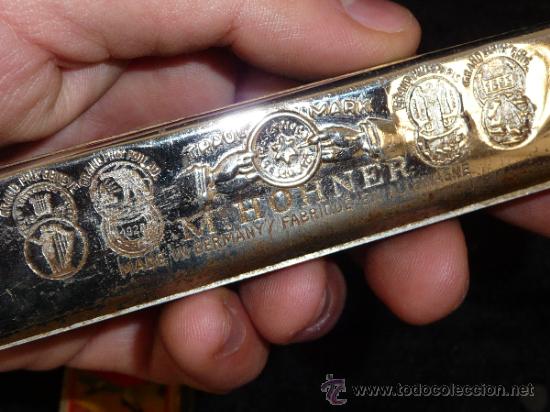 Instrumentos musicales: Antigua Armonica marca Hohner - Foto 2