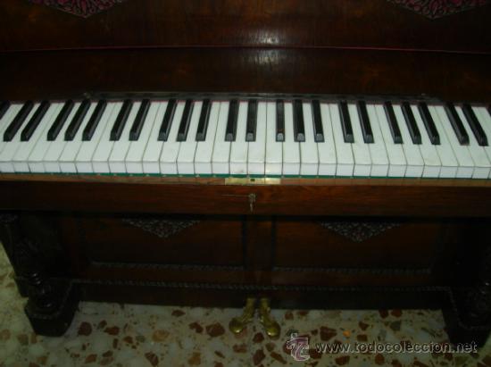 Instrumentos musicales: Piano Antiguo Montano Madrid - Foto 3