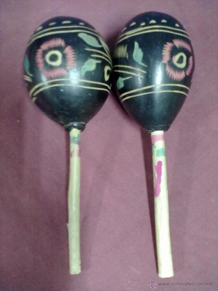 Instrumentos musicales: MARACAS DE SEMILLAS - Foto 2