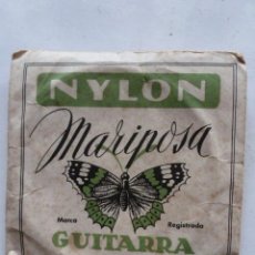 Instrumentos musicales: CUERDA PARA GUITARRA 1ª MI, DE NYLON MARIPOSA. Lote 39648661