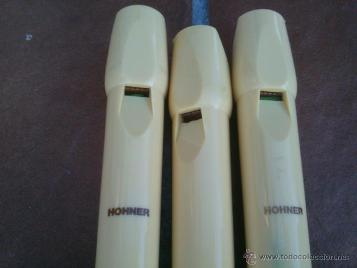 Instrumentos musicales: LOTE TRES FLAUTAS DULCE HOHNER - Foto 3