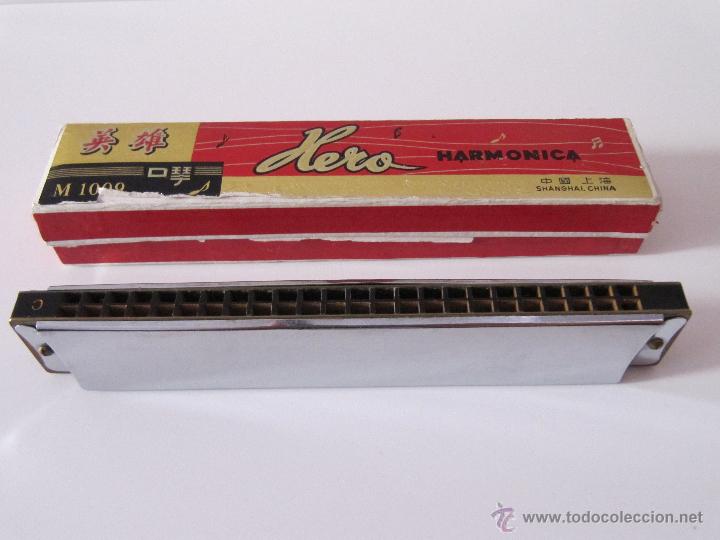 Instrumentos musicales: HARMONICA HERO EN ESTUCHE ORIGINAL A&Ntilde;OS 80 - Foto 4