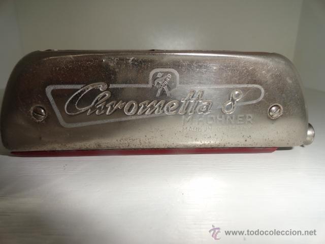 Instrumentos musicales: ARM&Oacute;NICA VINTAGE CROM&Aacute;TICA, CHROMETTA 8 , M. HOHNER - Foto 2