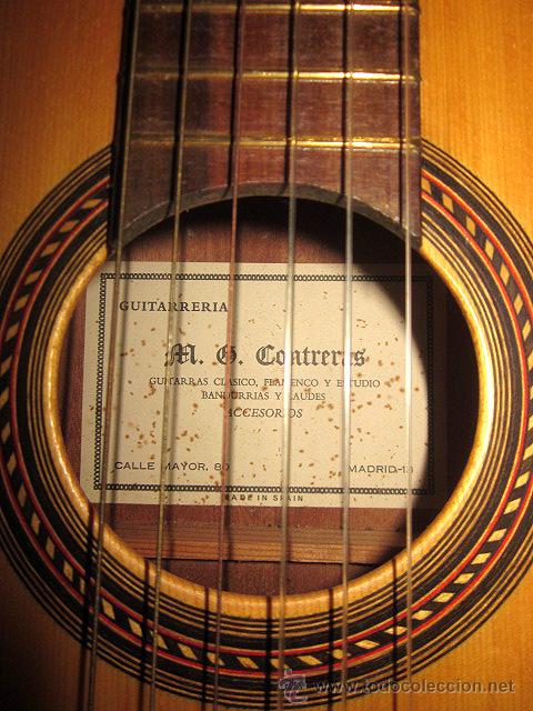 Antigua guitarra m. g. contreras fabricada en m - Vendido en Subasta -  45101150