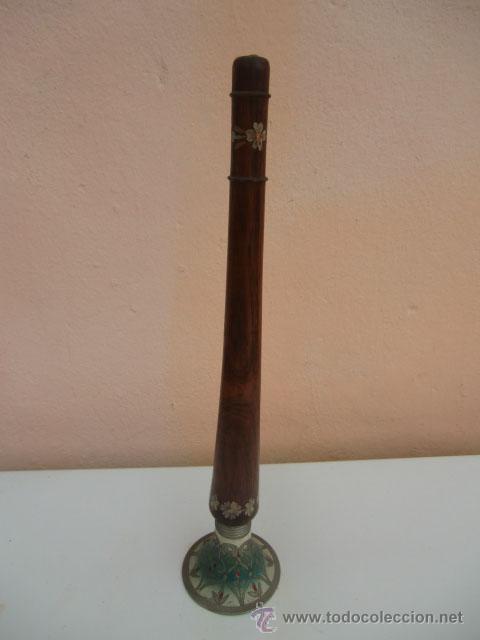 Instrumentos musicales: Flauta de madera con la base de metal - Foto 2