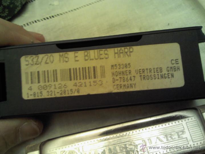 Instrumentos musicales: ARM&Oacute;NICA MARCA HOHNER MOD. BLUES HARP - Foto 4