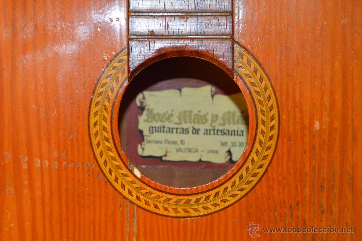 Antigua guitarra josé mas y más, valencia, orig - Vendido en Subasta -  50701403