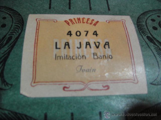 Instrumentos musicales: la java - rollo para pianola marca princesa - Foto 2