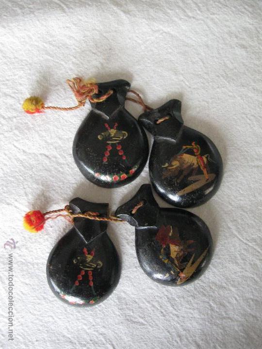 Instrumentos musicales: Casta&ntilde;uelas souvenir. - Foto 1