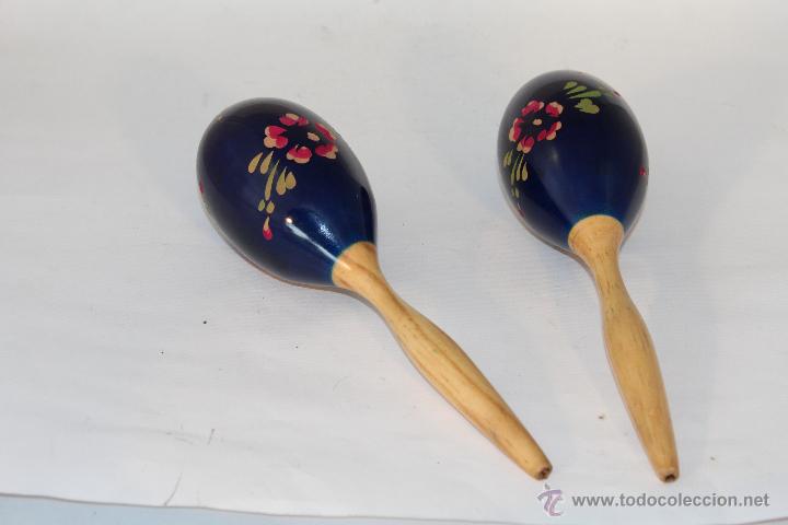 Instrumentos musicales: MARACAS MEXICANAS - Foto 3